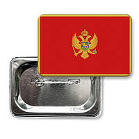 Флаг значок Черногория