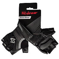 Перчатки для фитнеса Fit forever High End черный/серый M AI-04-1070-D-M
