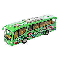 Машинка металлическая Автобус DESSERT Kinsmart KS7103W инерционная 1:65 (Зеленый), World-of-Toys