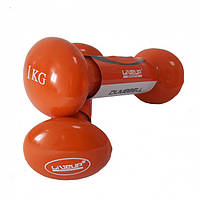 Гантели LiveUp Vinyl Dumbbell 2х1 кг винил LS2001-1