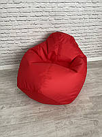 Бескаркасное кресло Детская модель, Производство, Доставка, Ткань Оксфорд красного цвета