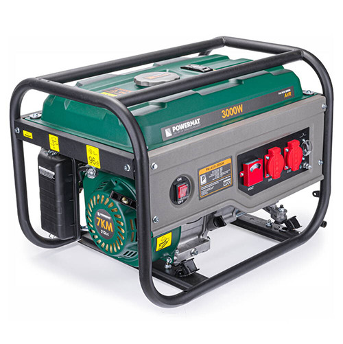 Бензогенератор 3 кВт макс Powermat PM-3000