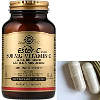 Вітамін С 500 Солгар Solgar Ester-C plus 500 мг Vitamin C 100 капсул