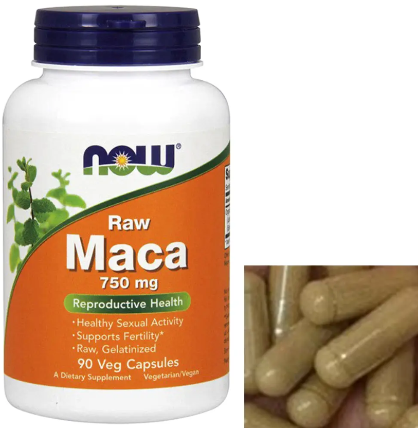 Мака Now Foods Maca 750 mg 90 капс