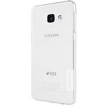 TPU чохол Nillkin для Samsung Galaxy A3 A310f 2016 прозорий, фото 3