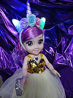 Кукла с обручем Единорог Moly Princess (свет, звук) 45 см