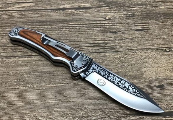 Складний кишеньковий ніж для полювання виживання повсякденний туристичний GT-64 Hunter 2, GP16