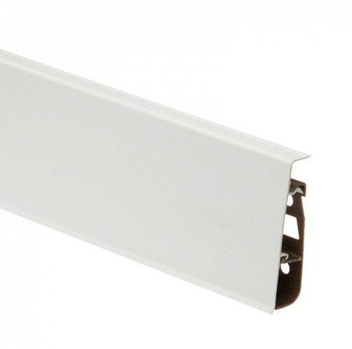 Купить Плинтус Cezar Hi-Line P089 матовый белый ПВХ с кабель-каналом ...