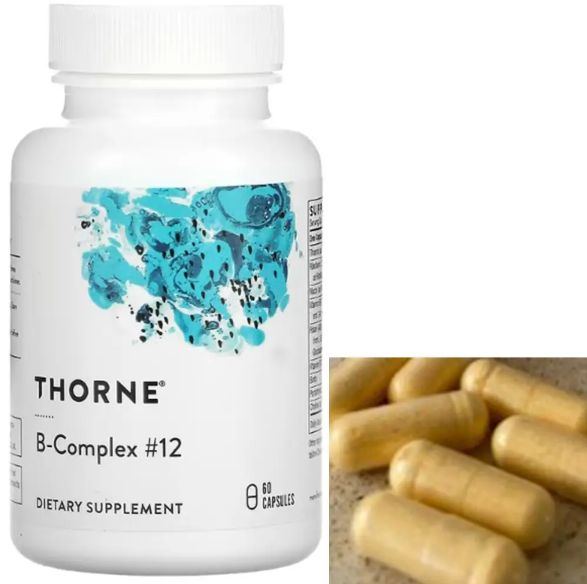 Комплекс Вітамінів Групи В Thorne Research B-Complex №12 60 капс