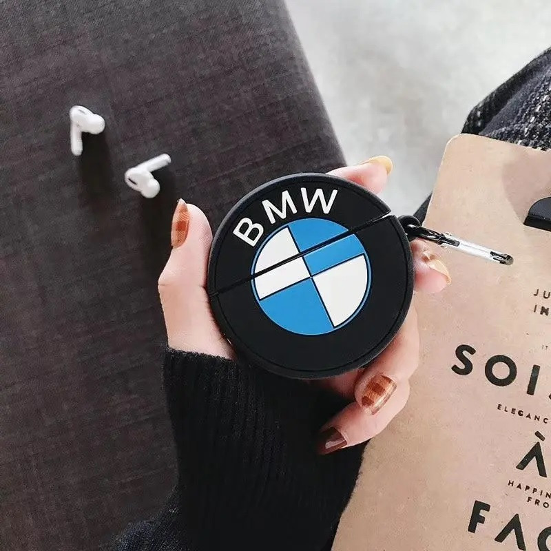Силіконовий чохол Alitek для навушників Apple AirPods Pro BMW + карабін