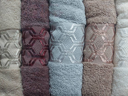 Махрові рушники Ambiella Silver Cotton - Hiva - Turkey, фото 3