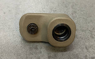 Посадкове гніздо під антабку для цівки, колір Койот, DLG TACTICAL (DLG-150-beige) QD KeyMod / M-LOK, фото 2