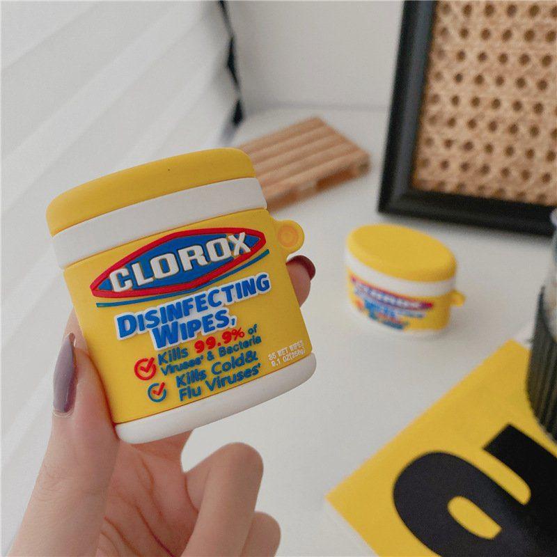 Силіконовий чохол Alitek для навушників Apple AirPods 1 / 2 Clorox