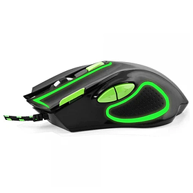 Миша Esperanza Mouse MX401 HAWK Black-Green (M)