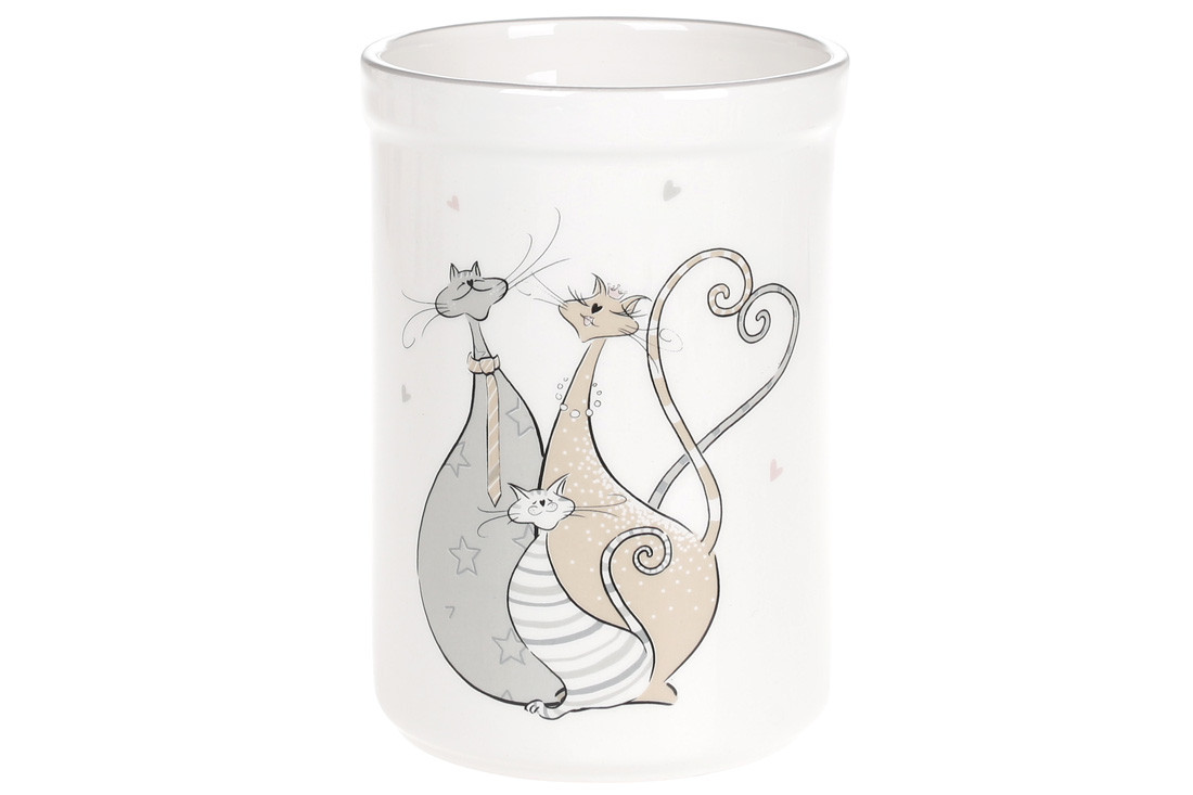 Керамическая Подставка для Кухонных Принадлежностей, 10*10*26см, Цвет ...