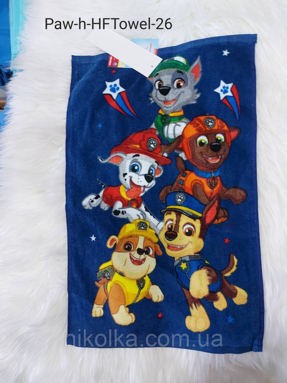 Рушник для хлопчиків оптом, Disney, 30*50 см, арт. Paw-h-HFTowel-26