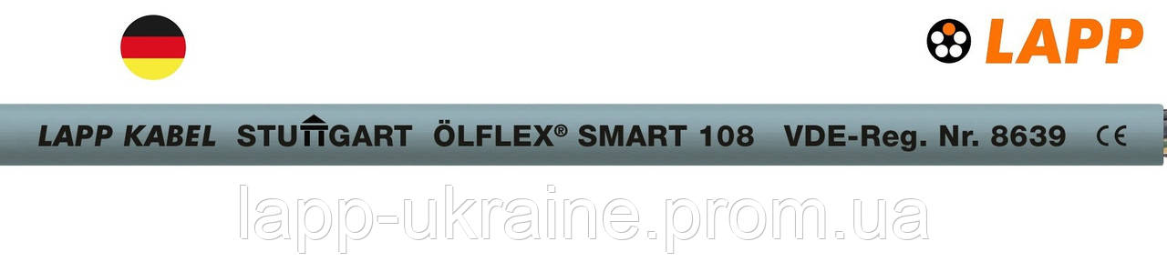 Кабель LAPP ÖLFLEX SMART 108 5G1,5 1 м (арт. 13050099) (ID#1658161241 ...