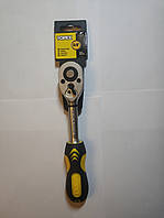 Тріскачка 200 мм, сталь CrV, перемикач напрямку обертання, двокомпонентна ручка, Topex 38D521