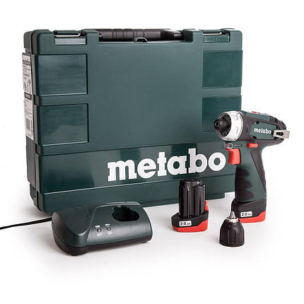 Акумуляторний шурупокрут Metabo PowerMaxx BS Basic (Безкоштову доставку), фото 1
