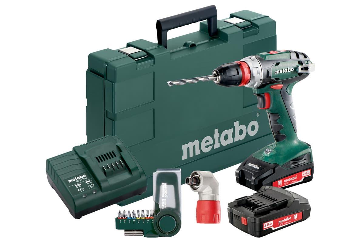 Акумуляторний дриль-шурупокрут Metabo BS 18 Quick Set (Безкотова доставка)