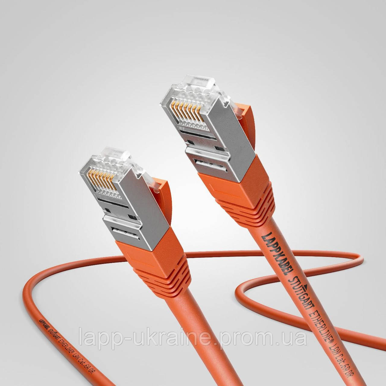 Патчкорд LAPP ETHERLINE LAN S/FTP Cat.6A 0,5м помаранчевий 1 шт (арт. 24441377)