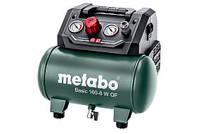 Безоливний компресор Metabo Basic 160-6 W OF (Безкоштову доставку)