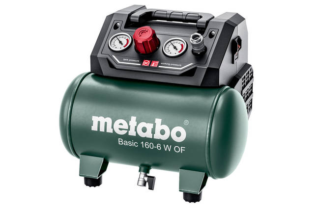 Безоливний компресор Metabo Basic 160-6 W OF (Безкоштову доставку), фото 2