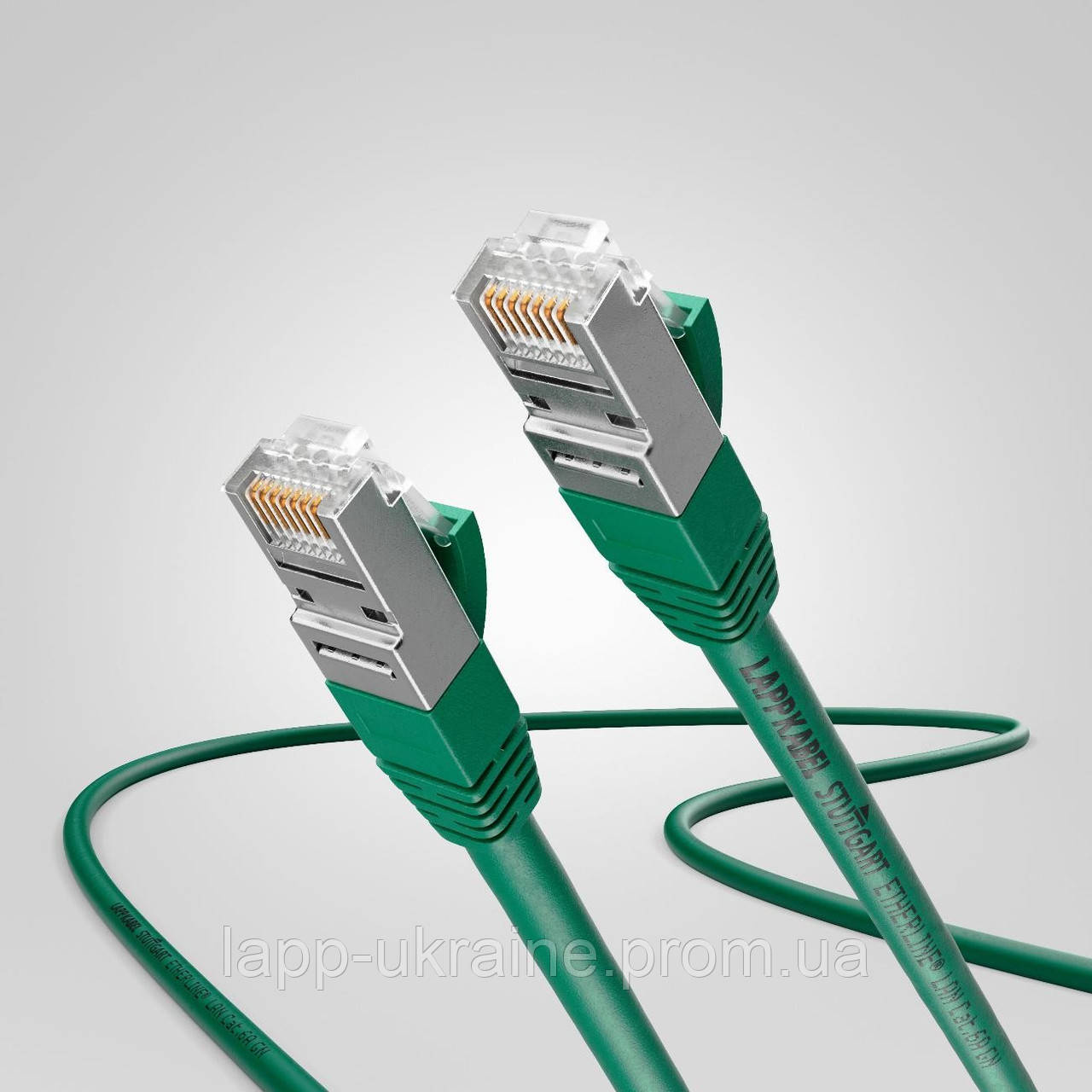 Патчкорд LAPP ETHERLINE LAN S/FTP Cat.6A 2м зелений 1 шт (арт. 24441350)