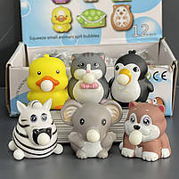 Іграшка антистрес резинова "Звірята", гумка, Игрушка антистресс 51154, фото 2