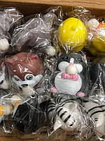 Іграшка антистрес резинова "Звірята", гумка, Игрушка антистресс 51154, фото 4