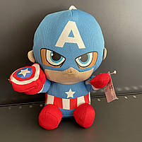 Іграшка мяка "Капітан Америка, супергерої", Мягкая игрушка "Супергерои" 25см, фото 2