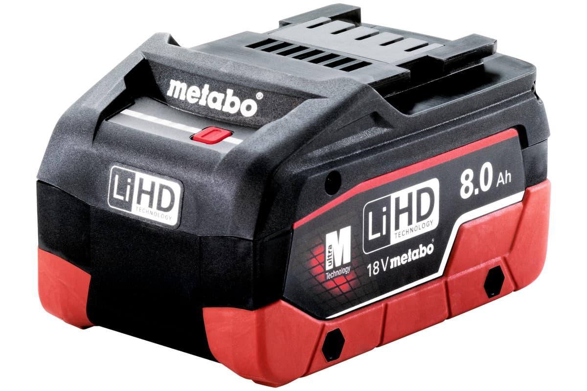 Аккумулятор Metabo LiHD 18 В/8.0 Ач (Безкоштовна доставка)