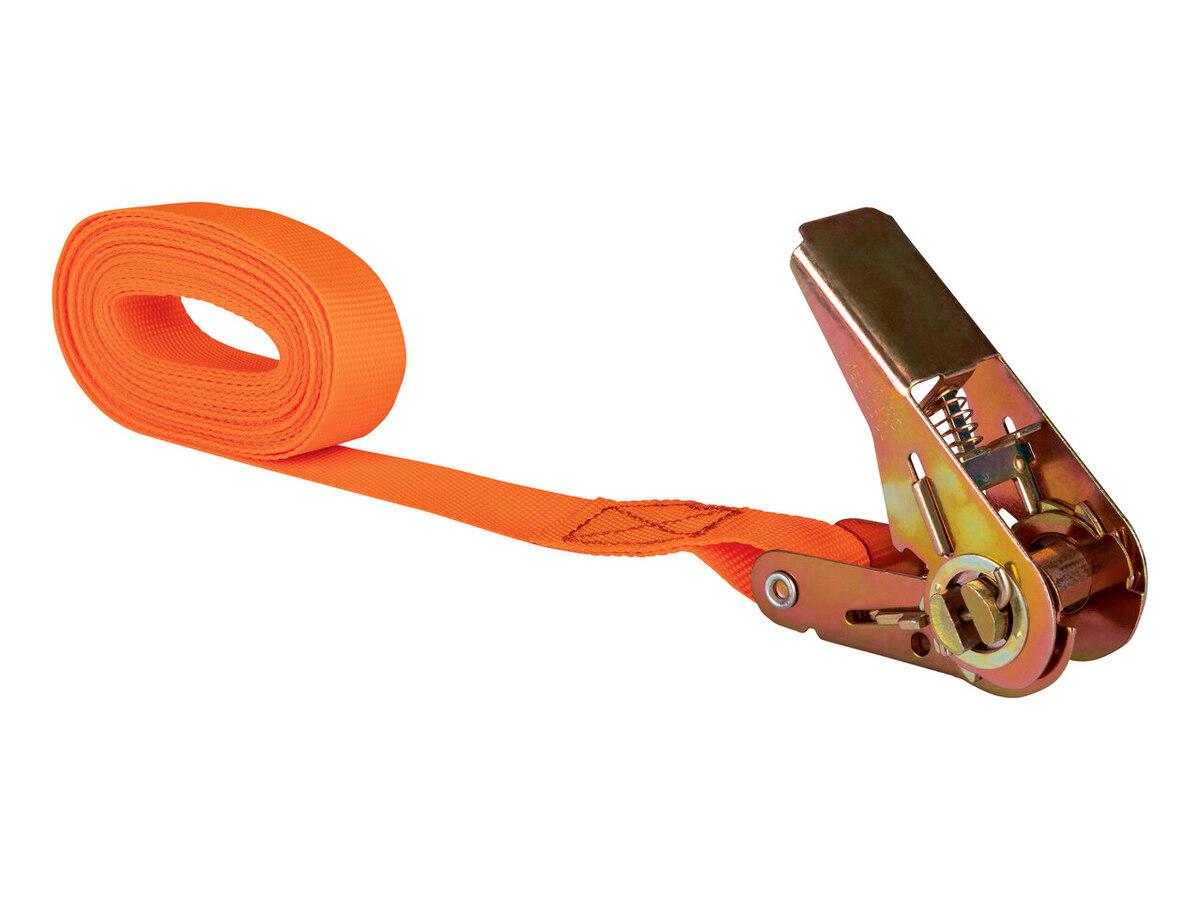 Ремінь стяжний з замком PARKSIDE, 5 м, ремінь з храповиком 500 daN, ремінь з храповим механізмом, фото 1