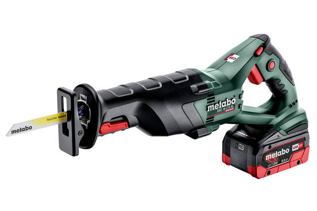 Акумуляторна шабельна пила Metabo SSE 18 LTX BL 2*8.0 А·год (Безкоштовна доставка), фото 1