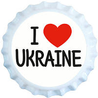 Магніт металевий "Кришечка. Україна", фото 2