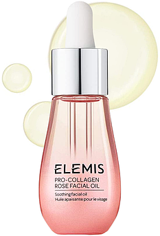 Омолоджуюча олія для обличчя з екстрактом дамасської троянди Elemis Pro-Collagen Rose Facial Oil 15 мл