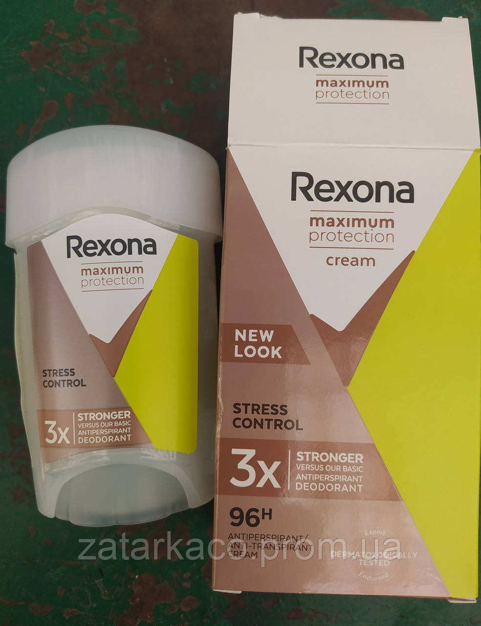 Дезодорант кремовий Рексона Rexona Максимальний захист ефекту. Стрес контроль.Сухий крем. Европа