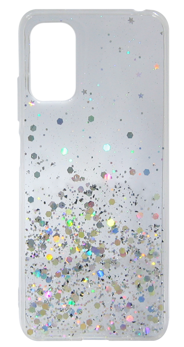 Накладка Xiaomi Redmi Note 10 5G/POCO M3 Pro silver Confetti
