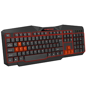 Клавіатура Esperanza Keyboard EGK201 Red USB LED (M)