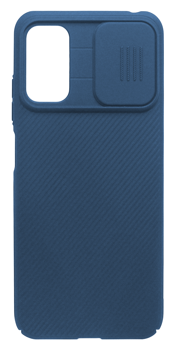 Накладка Xiaomi Redmi Note 10 5G/POCO M3 Pro Carbon Camshield Nillkin Синій