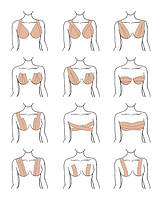 Липкая лента на грудь для коррекции формы и поддержки