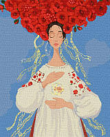 Розмальовка по номерах Ідейка Україна, що захищає світ (KHO4904) 40 х 50 см