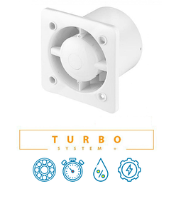 Awenta System+ Turbo(KWT100H) вентилятор витяжний побутовий