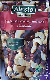 Горішки мікс Alesto  Mieszanka orzechow nerkowca i zurawiny Роздріб/Опт 200 г.