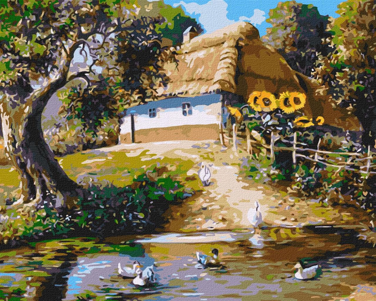Картина за номерами - Хутір, Українське село ©Олександр Закусілов KHO6300 40х50