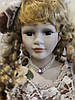 Інтер'єрна лялька сувенірна, порцелянова, колекціонована 50 см " Луїза " (1303-02A), фото 5