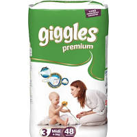 Подгузники Giggles Premium Midi 4-9 кг 48 шт (8680131201594)