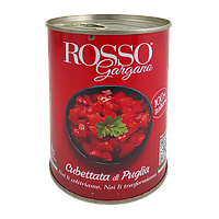 Помідори кубиком Горгано Россо Gorgano Rosso cubettata 400g 24шт/ящ (Код: 00-00004677)