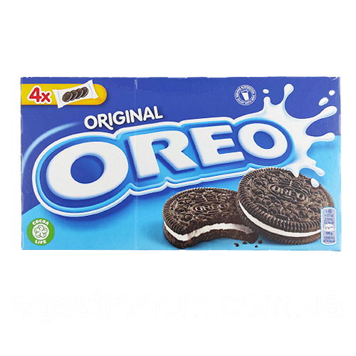 Печиво оригінальне Орео Oreo original 176g 12шт/ящ (Код: 00-00004735)