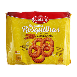 Печиво з корицею Куетара Cuetara Rosquilhas con canela 600g 10шт/ящ (Код: 00-00004897)